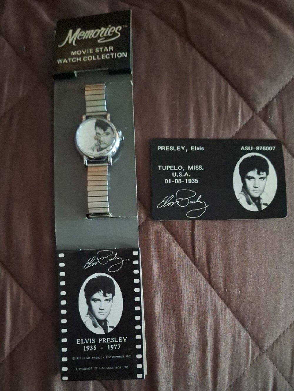 Vintage Elvis Presley Silver Watch - Collectible - Picture 2 of 7